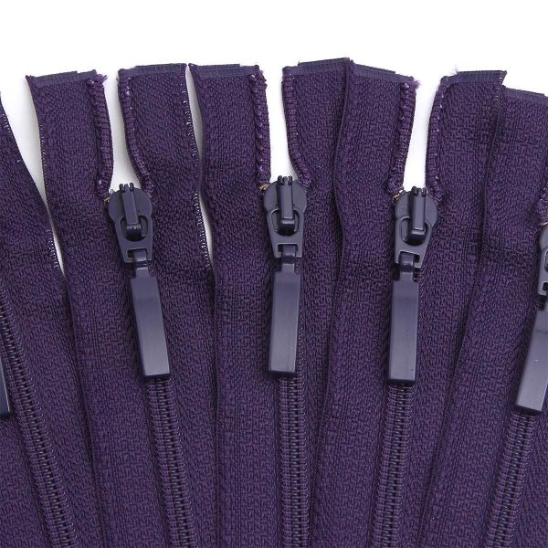 Молния спираль (витая) Arta Т5 (5 мм) 1 зам., разъем., 70 см, цв. 867 фиолетовый, уп.5 шт