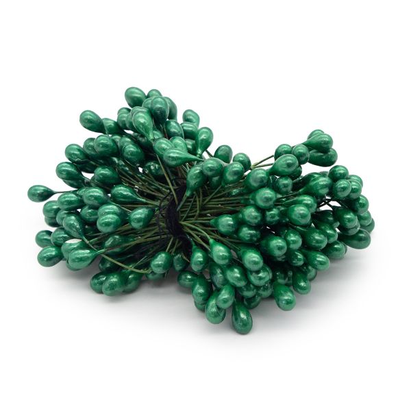 Тычинки для искусственных цветов 0,5х6см (вес 50гр ±3 гр) (9 т.зеленый)