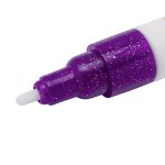 Маркер для ткани Darwi TEX Glitter, 2мм (с блестками) (900 фиолетовый), DA0140013