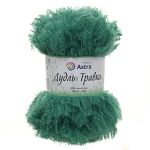 Пряжа Astra Premium (Астра Премиум) Дудль Травка / уп.1 мот. по 200 г, 20 м, 09 зеленый