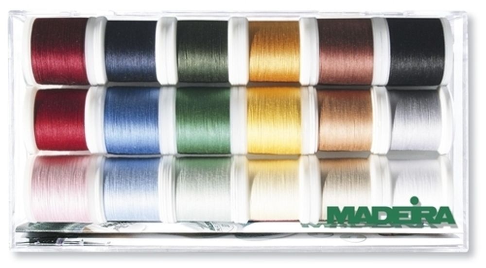 Швейные нитки (набор) Madeira Cotona №30 18х200м, 8030