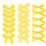 Набор текстильных бантиков, 100 шт, 402 желтый, Annet BDR