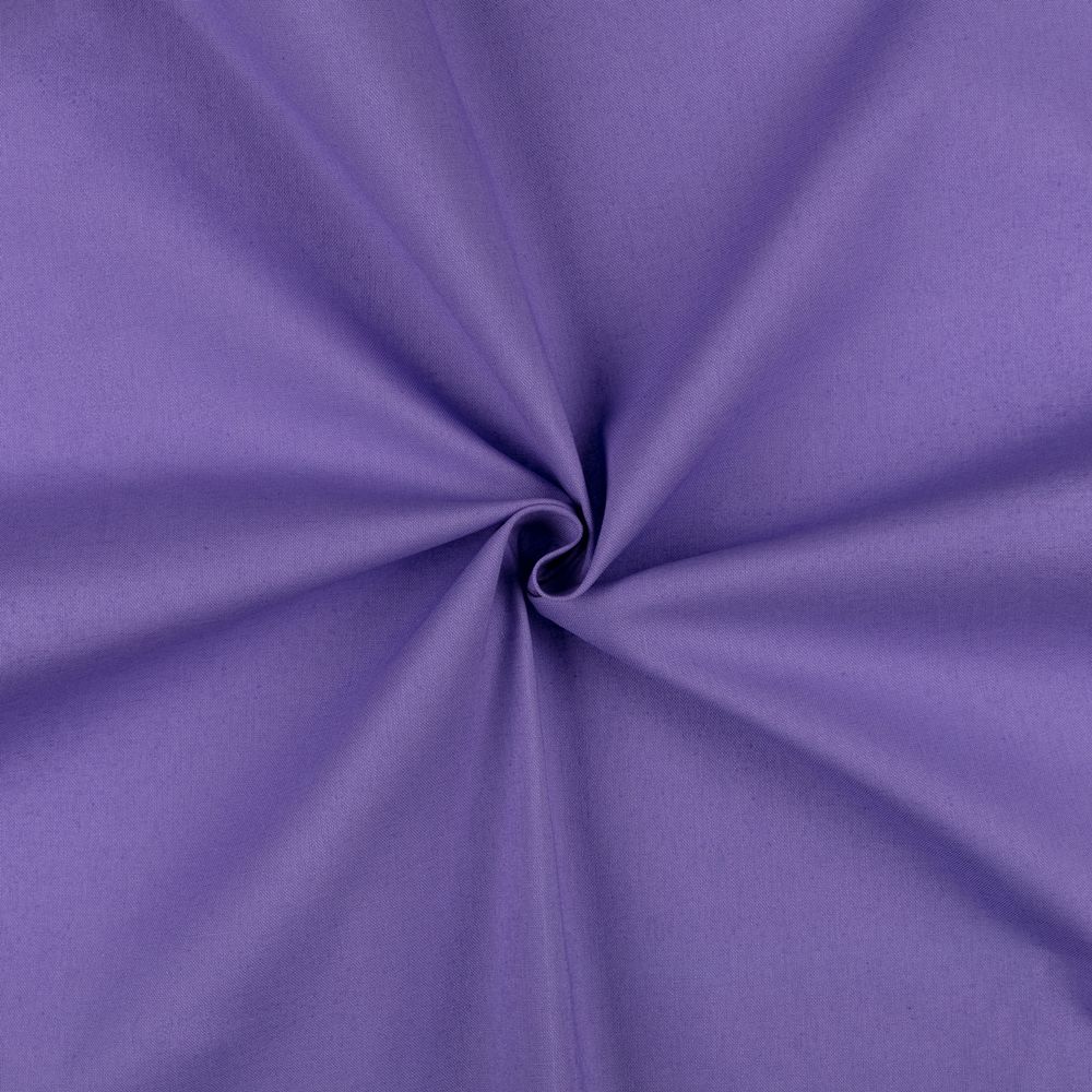 Хлопчатобумажная ткань 140 г/м², отрез 50х55 см, сиреневый, Gamma