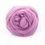 Шерсть для валяния Троицкая п/тонкая 1х100 г (до 29 мкр), 389 св. фиалка