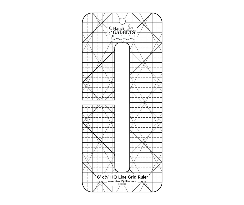Линейка HQ - для линий с разметочной сеткой шириной - 1/4", HG00430, Handi Quilter, 1 шт