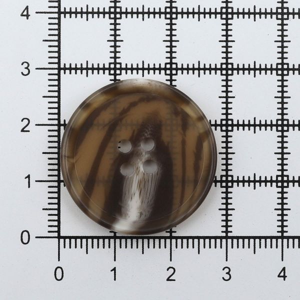 Пуговицы 4 прокола 44L=28 мм, col. C коричневый, 36 шт, CN2833