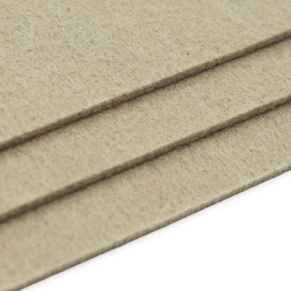 Фетр листовой жесткий 3.0 мм, 20х30см, 3 штук Astra&Craft (AF892/YF621 серый)