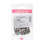 Бусины железо ⌀4.5 мм, 50 шт, №03 под черный никель, DC-045