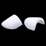 Плечевые накладки (подплечники) втачные твердые 120х175х20 мм, белый, 50 пар