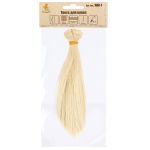 Трессы для кукол 15 см, 100 см, 25 г, 01 св.пшеничный, HobbyBe HAR-7