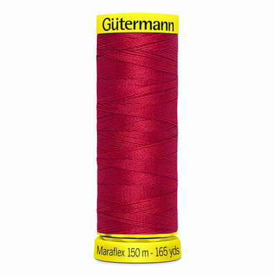 Нитки для трикотажа Gutermann Maraflex 120 (150 метров), 5 кат. | 156 красный