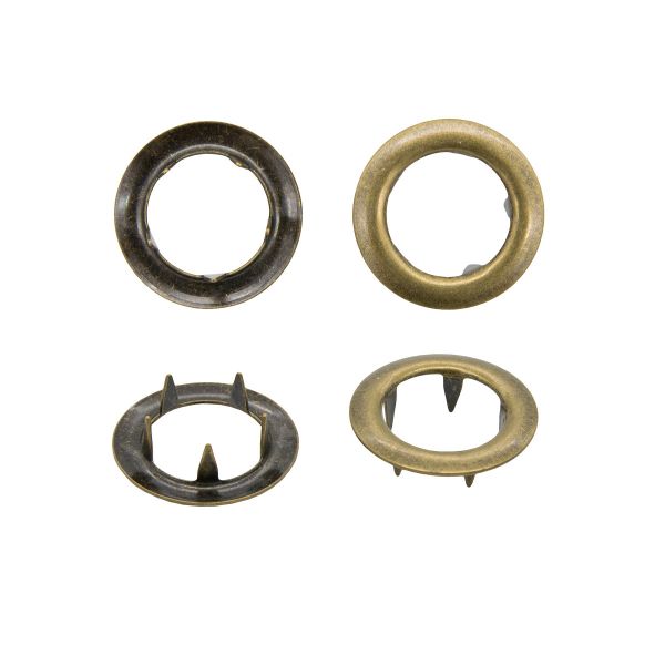 Кнопка клямерная ⌀21.0 мм, латунь, (ЧАСТЬ A, D), 100 шт, BIG