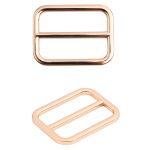 Рамка регулировочная металл литая 30 мм /36х27 мм, ⌀3 мм/, золото цв.02, 4 шт