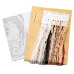 Набор для вышивания нитками Lanarte, Мать-Африка 38х47см