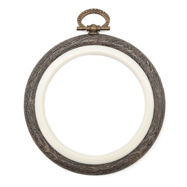 Пяльца-рамка пластиковые под дерево d 9см, Nurge, 230-1