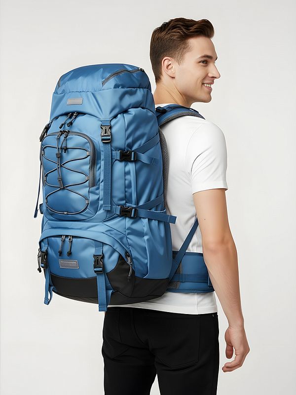 Оксфорд 200D PU1000 78 г/м², 150 см / 10 метров, ОКС.TBY200D.S066.10, S066 голубой