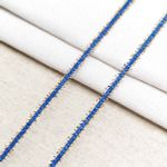 Шнур отделочный плетеный ⌀6.0 мм / 30 метров, василек, С757Г7