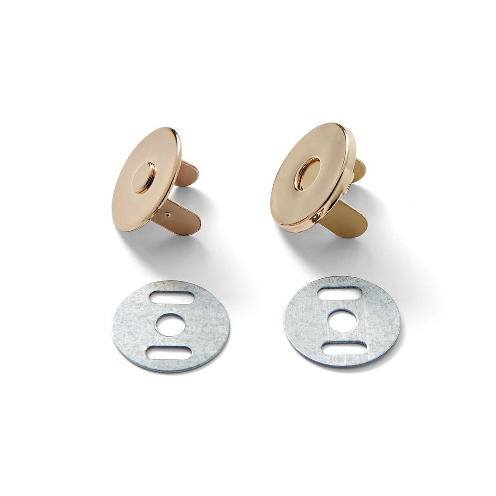 Застежка магнитная 19 мм, 1 шт, под золото, Prym 416481