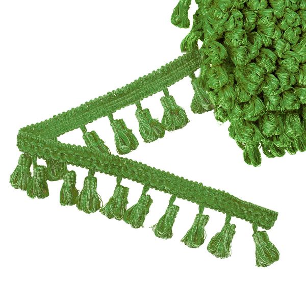 Бахрома отделочная 50.0 мм / 10 метров, с кистями 172 фисташковый