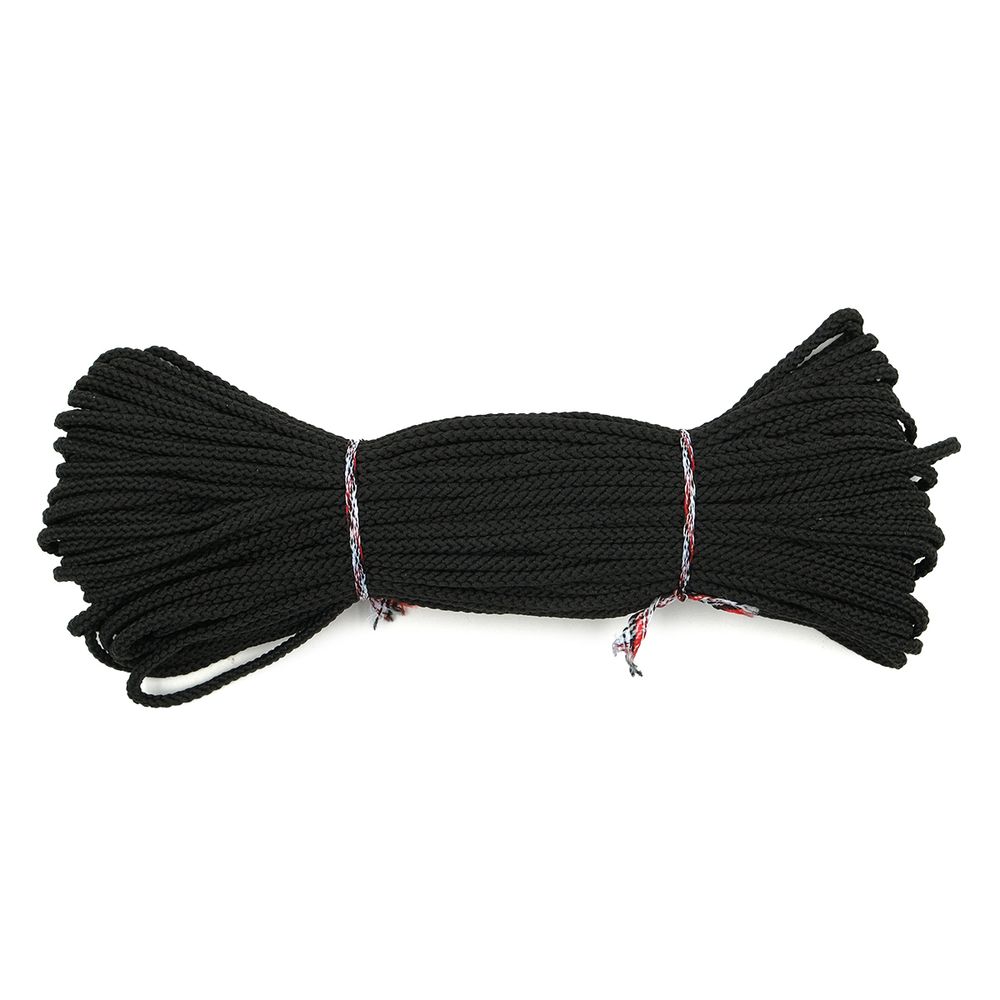 Шнур плетеный ⌀4.0 мм / 30 метров, черный