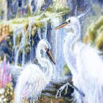 Набор для вышивания нитками Чудесная игла, Безмятежное утро, 30х30 см