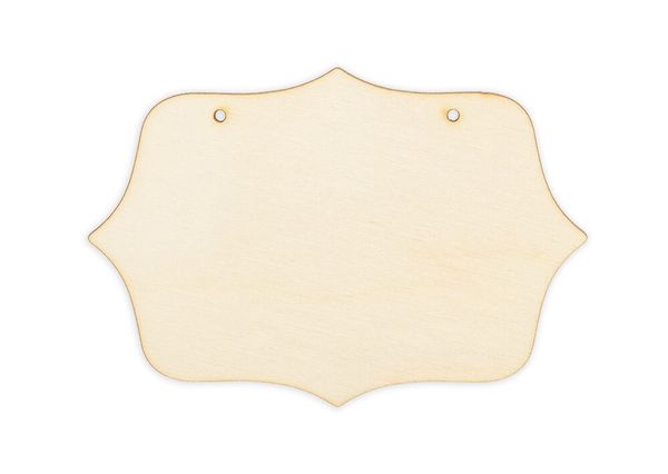 Заготовка из фанеры Набор табличек, 12х8.5 см, 3 шт, Резные, 12.5х8.5 см, ВД-725 Mr.Carving