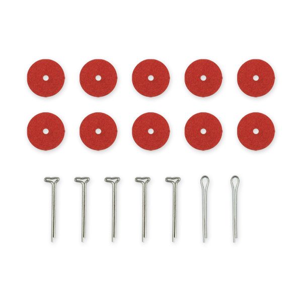 Набор креплений фибра ⌀15 мм,±0.1 5 упак, для суставов мишек Тедди, HobbyBe NCF-15