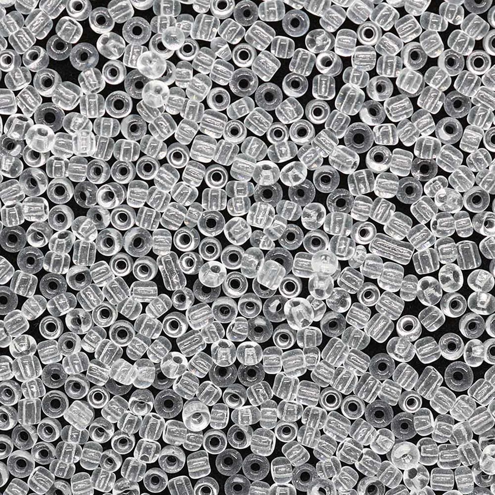 Бисер Astra&Craft 11/0 (2.1 мм), 200 г (10х20 г), цв. 1 белый/прозрачный