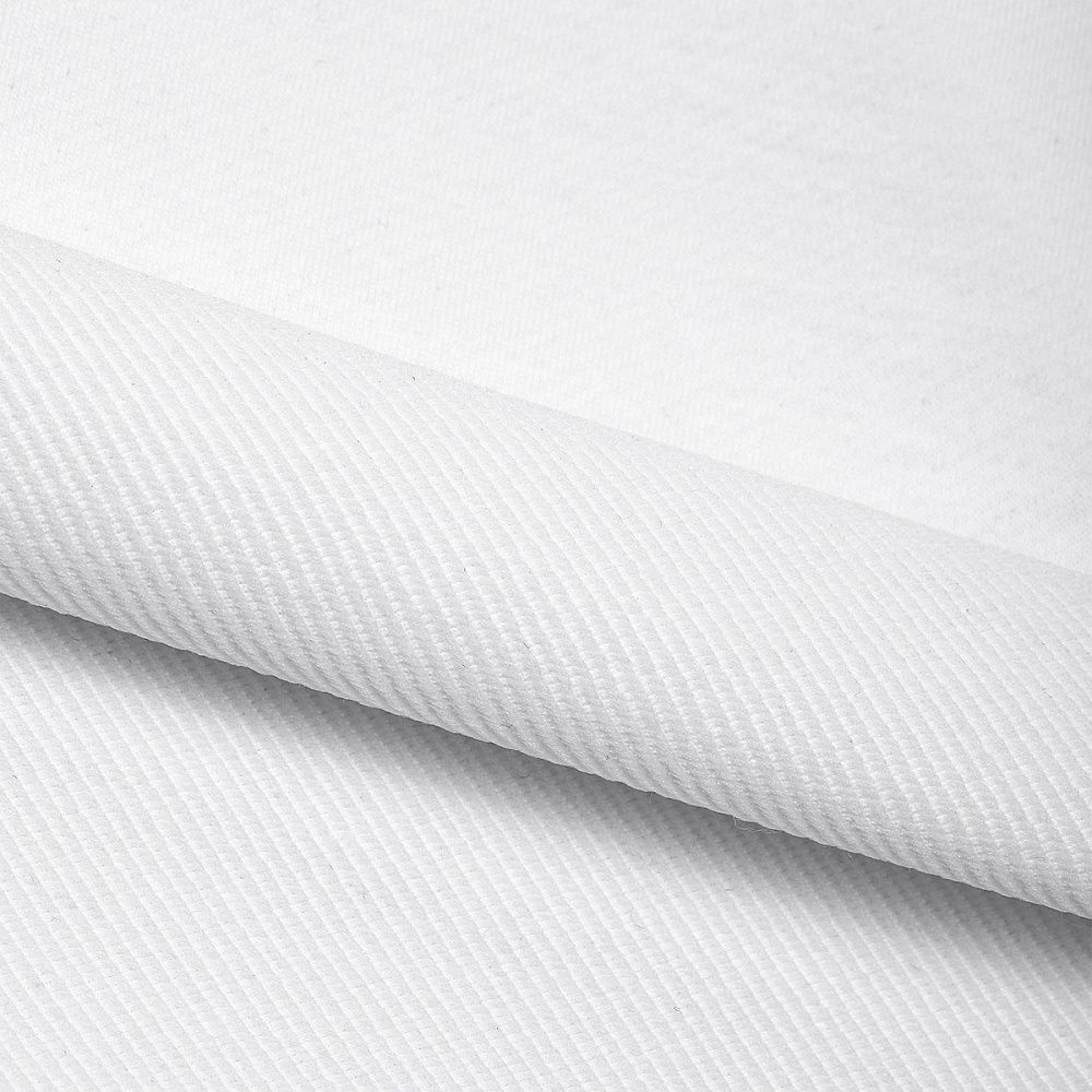 Футер 2-нитка петля поликоттон стрейч 220 г/м², 160 см / 3 метра, ФУТ2Х.TBY.ХЛ-ПЭ.БЕЛ.3, цв.белый