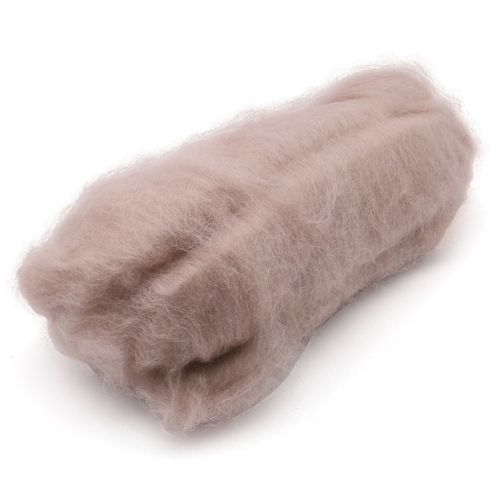 Шерсть для валяния Кардочес 100% п/тонк.шерсть, 100 гр. Камтекс (174 т. орхидея)