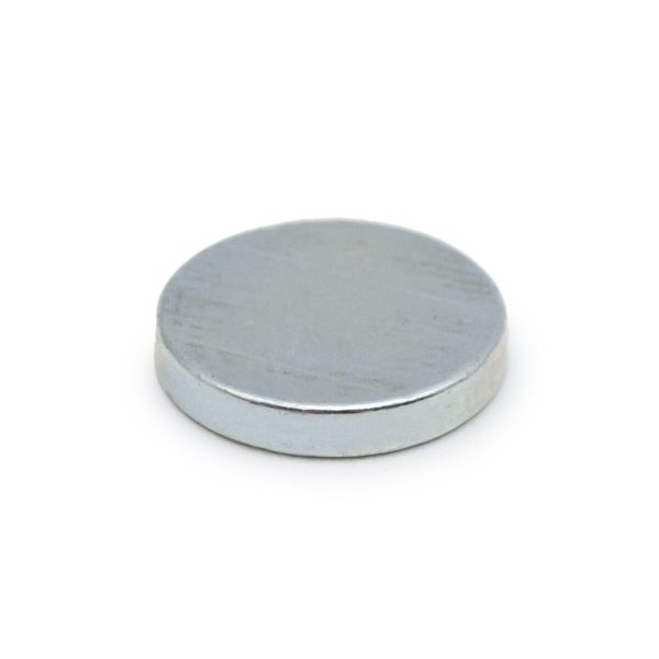 Магнит серебристый 10х2 мм, 10шт