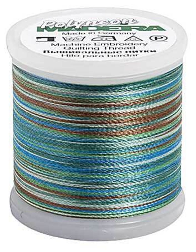 Нитки вышивальные флюоресцирующие Madeira Polyneon №40, 200 м, 9845, 1 катушка