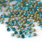 Стразы конусовидные риволи 2,5мм, ss8, 432 штук (стекло) (202)