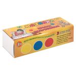 Краска пальчиковая Мазилка набор 3 цв.х150 мл, К3101, Аква-колор