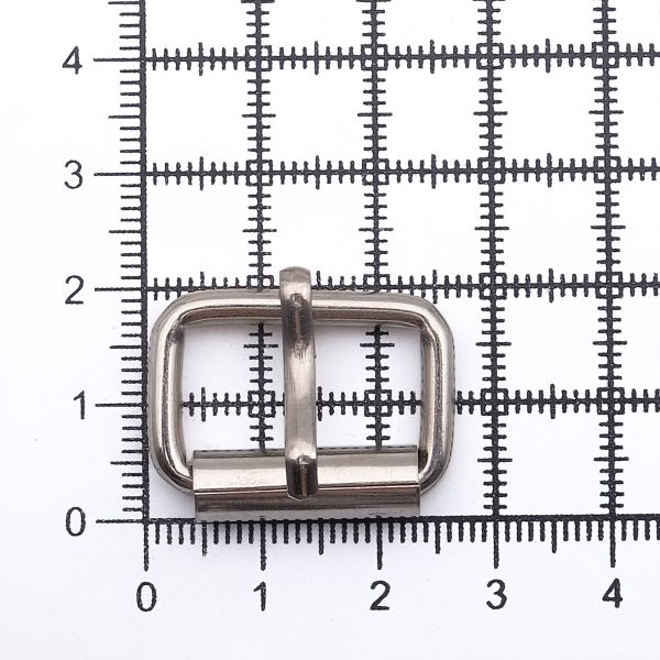 Пряжка ременная металл 20 мм (внешн. 25х20 мм), 100 шт, никель