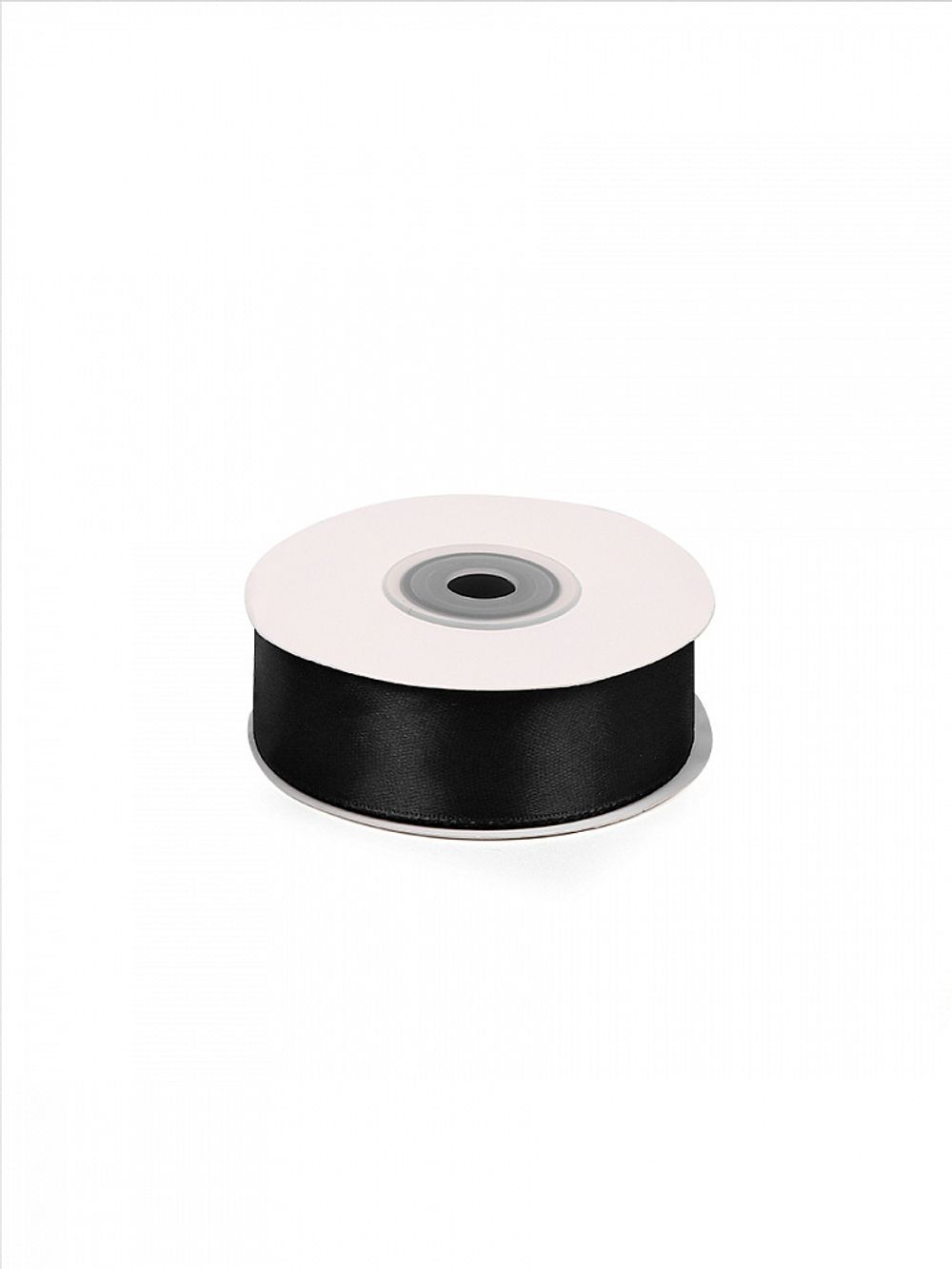 Лента атласная 1-сторонняя 25.0 мм / 22.5±1 метра, 3173 черный, Magic4Hobby