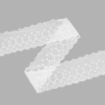 Кружево шитьё 90 мм / 13.72 м, 100% хлопок, неотбеленный