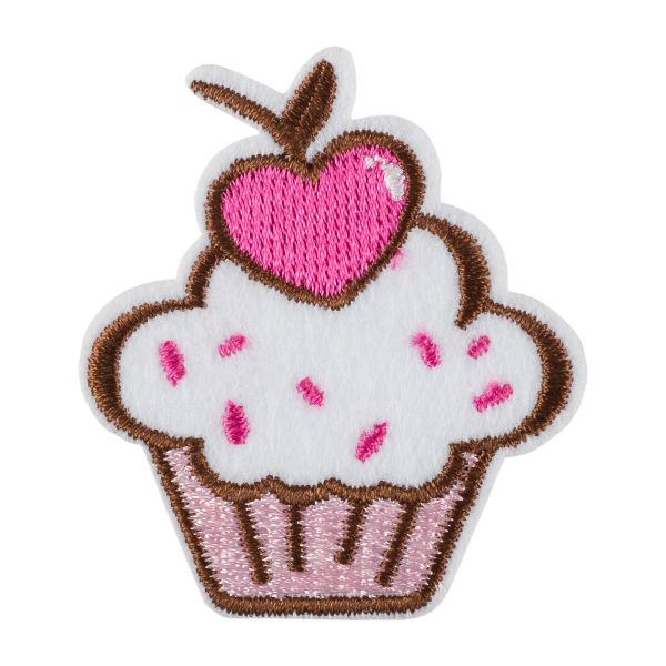 Термоаппликация №21/5, 5 шт, №6368 пирожное 4.2х4.7 см, Gamma