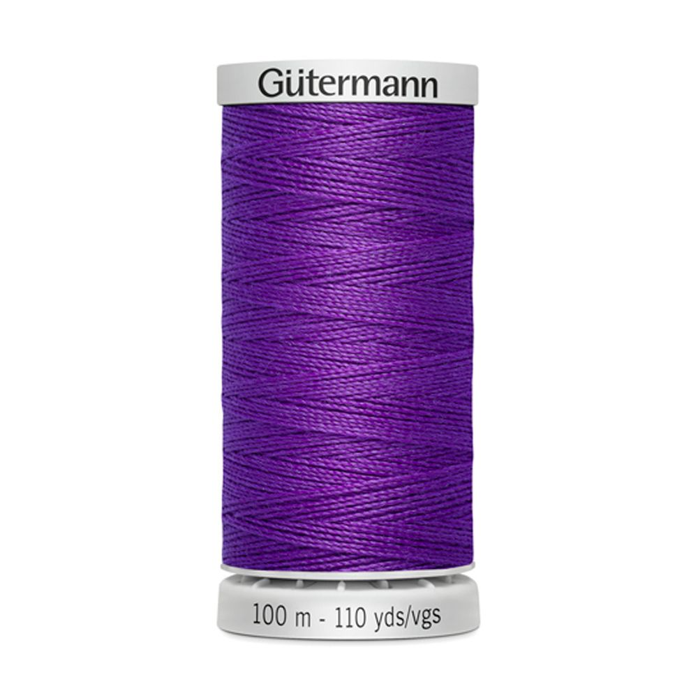 Нитки суперкрепкие Gutermann Extra Strong M782, 100м, 392 фиолетовый джинс, 5 катушек