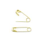 Булавки английские 19-38мм, латунь, 100 шт, Pony