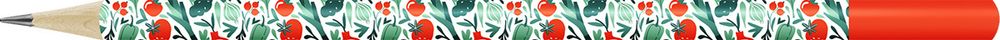 Карандаш чернографитный круглый заточенный ТМ (HB) 12 шт, 3064 Помидор, ВКФ PR-12Д