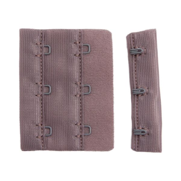 Застежки для бюстгальтера текстильные 3х2, 57 мм, 1645 шиншилла, 2494, 25 шт, Arta