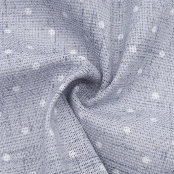 Перкаль гладкокрашенный рис 30153 вид 2 Горошек на льне, 50х50см, Astra&Craft