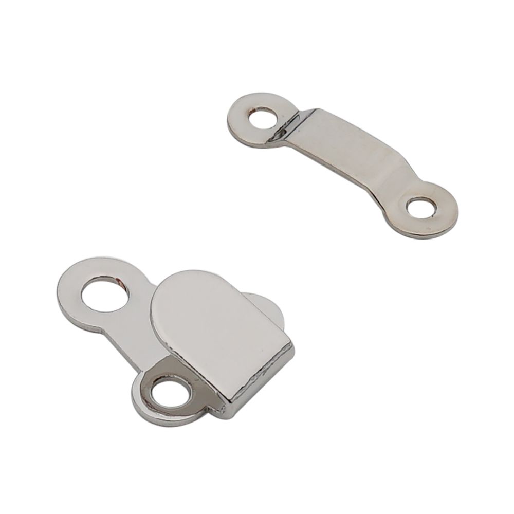 Крючки пришивные 15х11 мм, nickel, 10 шт