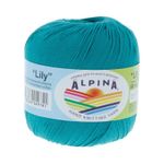 Пряжа Alpina Lily / уп.10 мот. по 50г, 175м, 139 бирюзовый