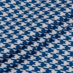 Ткань для пэчворка Peppy Бабушкин сундучок, рулон 112 см / 5 метров, БС-31 Гусиная лапка я.синий, Peppy