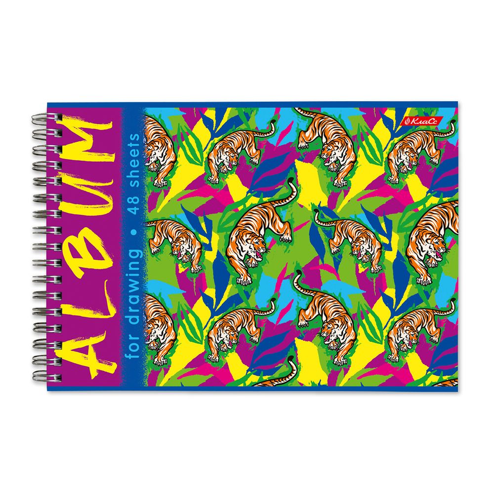 Альбом для рисования 100 г/м², A4 29х20.5 см, на гребне 48 л., 6 шт, 48АЛГР4_000274 Милые и ужасные, Светоч