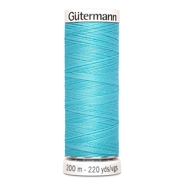Нитки универсальные Gutermann Sew-all, 200м, 028 бирюзово-голубой, 5 катушек