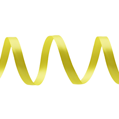 Лента декоративная ёлочка 15.0 мм / 20±1 метров, 82 желтый