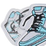 Термоаппликация КРОСЫ 80х60мм (Sea (морской)), 2 шт, LA581